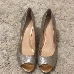 Nine West peep toe heels